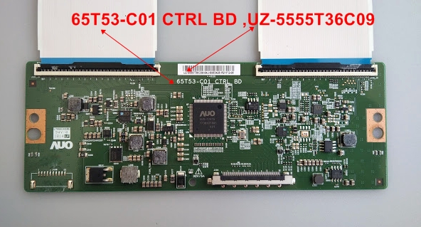 65T53-C01 CTRL BD ,UZ-5555T36C09 ,AX55CRE88/0227 T-CON BOARD parça