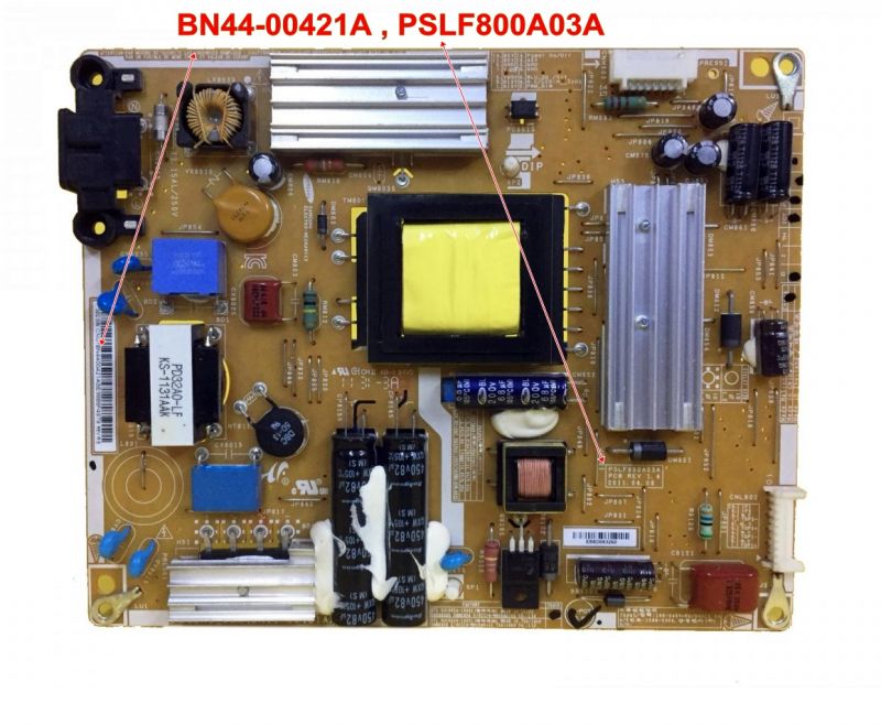 BN44-00421A , PSLF800A03A , SAMSUNG UE32D4000 POWER BOARD parça