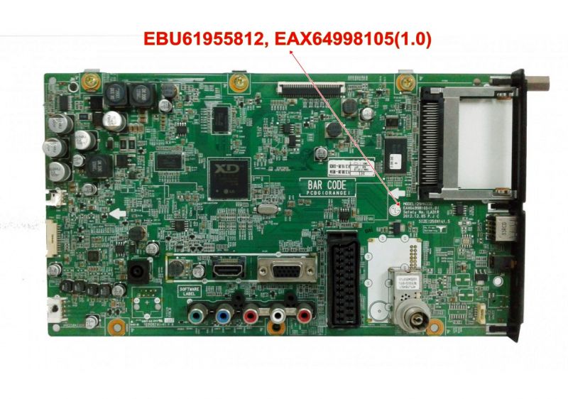 EBU61955812, EAX64998105(1.0), V290BJ1-LE1, LG 29MN33D-PZ, M parça