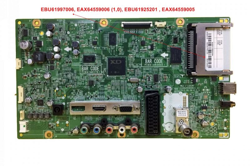 EBU61997006, EAX64559006,EBU61925201 , EAX64559005 parça