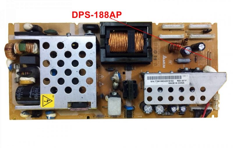 DPS-188AP,PHÄ°LÄ°PS 32PF5531D-10, POWER SUPPLY BOARD parça