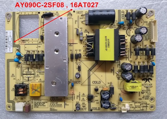 AY090C-2SF08 , 16AT027 , SUNNY , SN039LD71-S2 power board parça